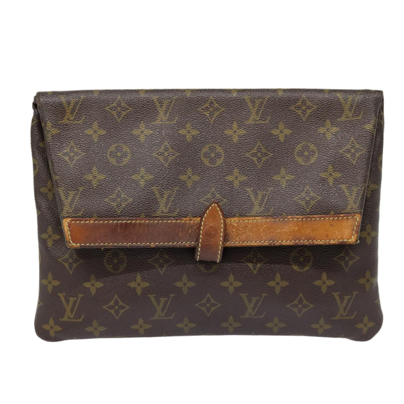 LOUIS VUITTON Monogram Pochette Priant Clutch Bag M51805 LV Auth 87919 - Picture 13 of 16